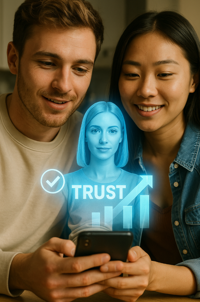 GenMZ virtual influencer trust
