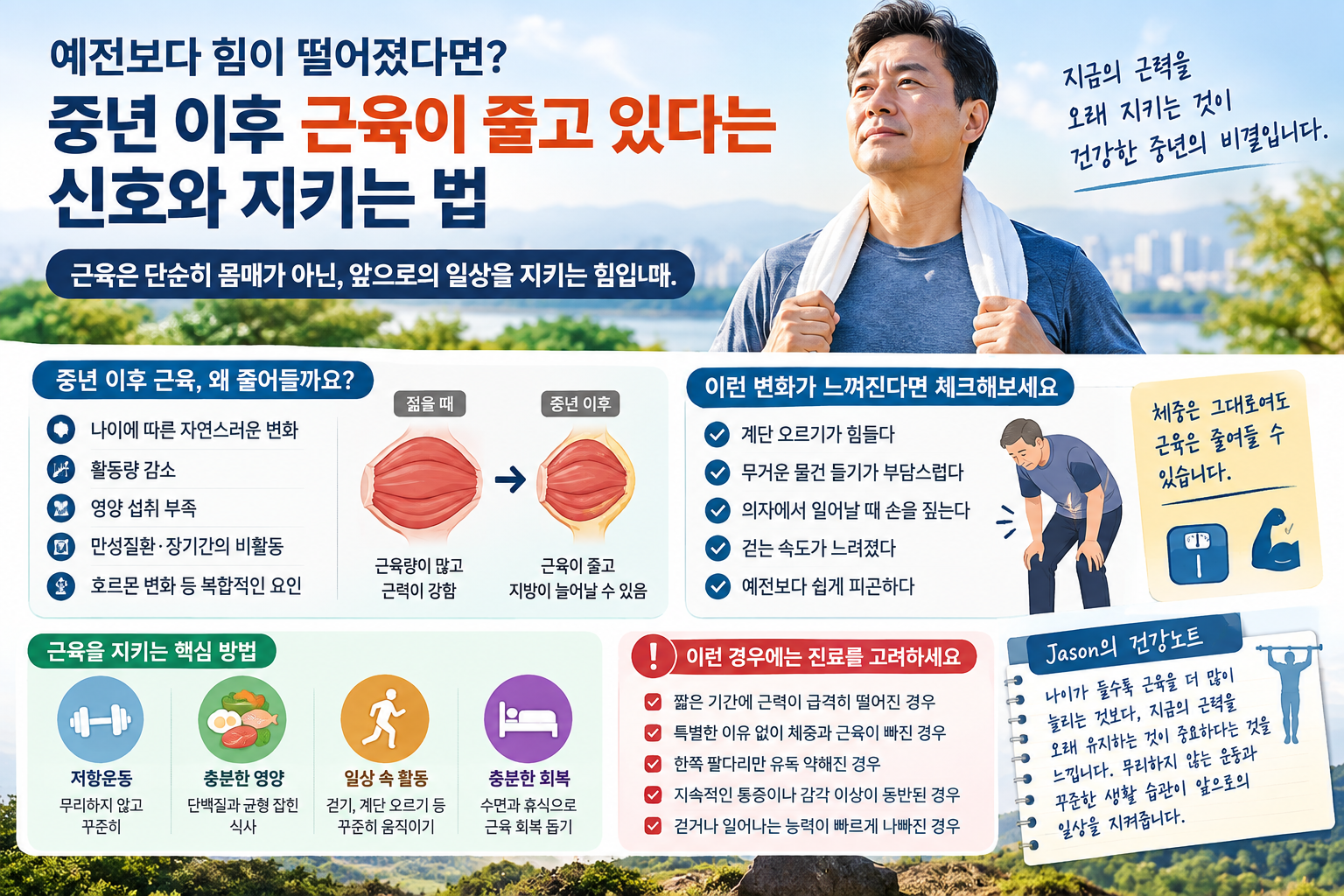 근육 유지 방법