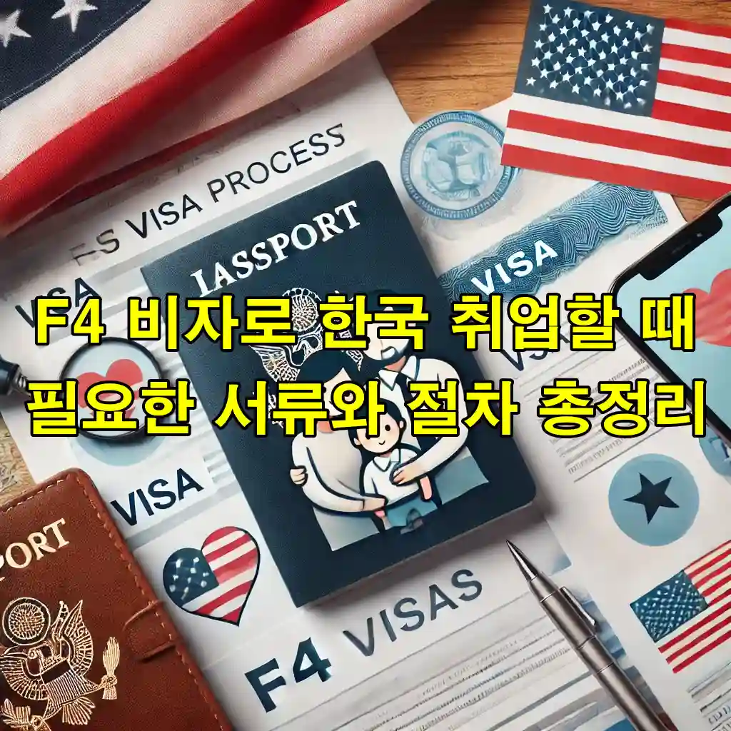 F4 비자로 한국 취업 준비 총정리