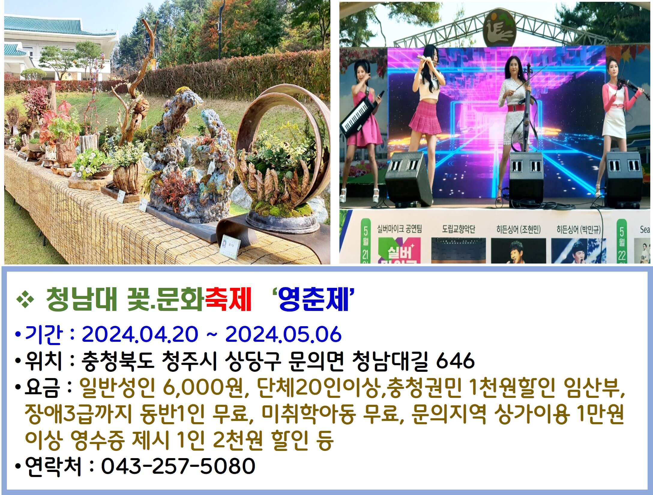 청남대 꽃문화축제 영춘제