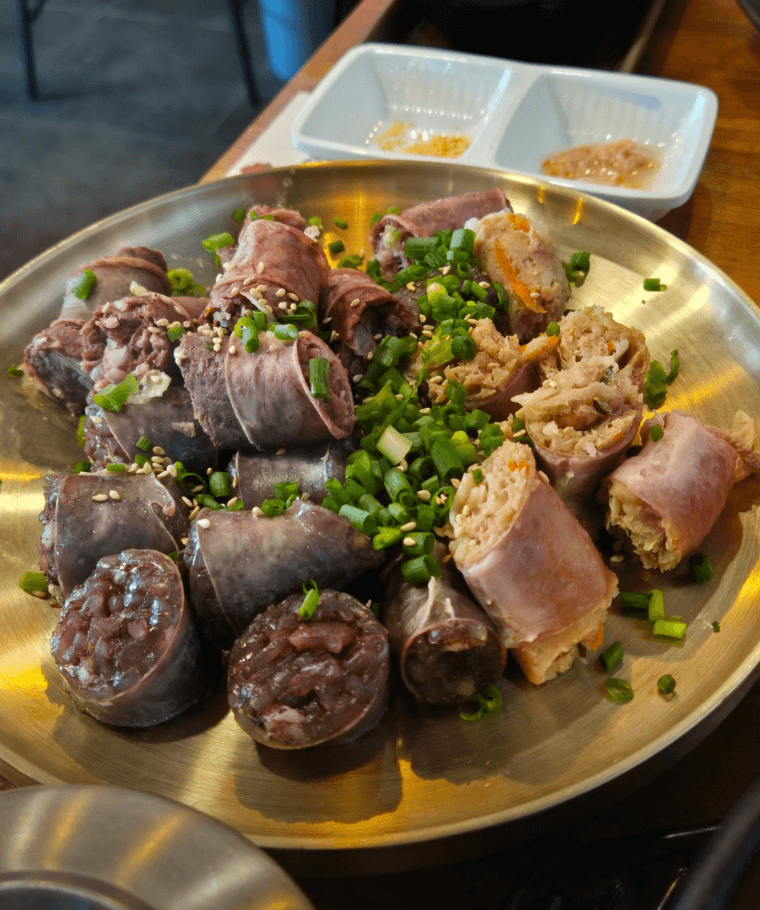 바지락 돼지곰탕 건더기