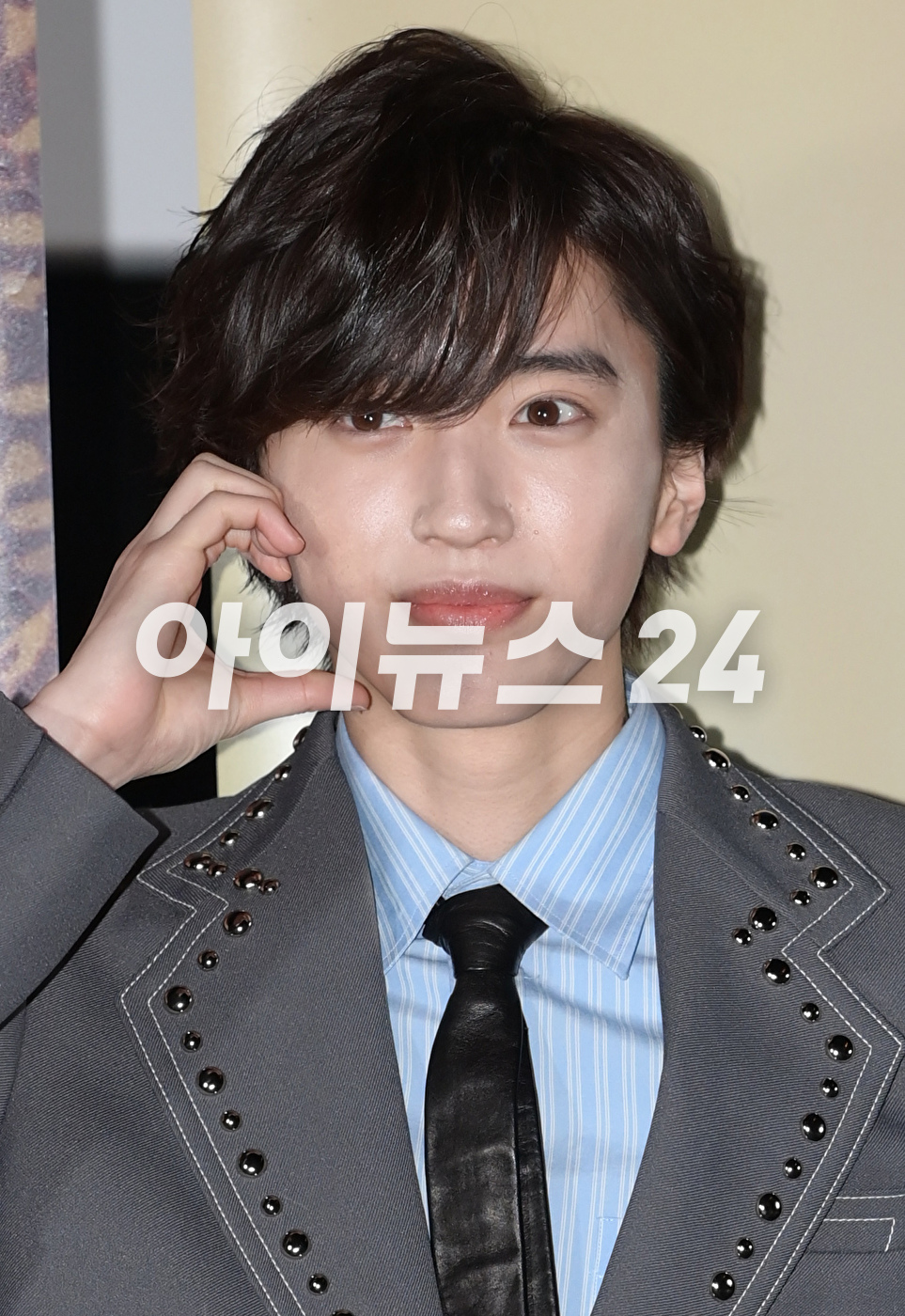 일본 배우 미치에다 슌스케가 24일 오전 서울 CGV 용산아이파크몰에서 열린 영화 '오늘 밤, 세계에서 이 사랑이 사라진다 해도' 흥행 감사 내한 기자회견에 참석하고 있다. [사진=정소희 기자]