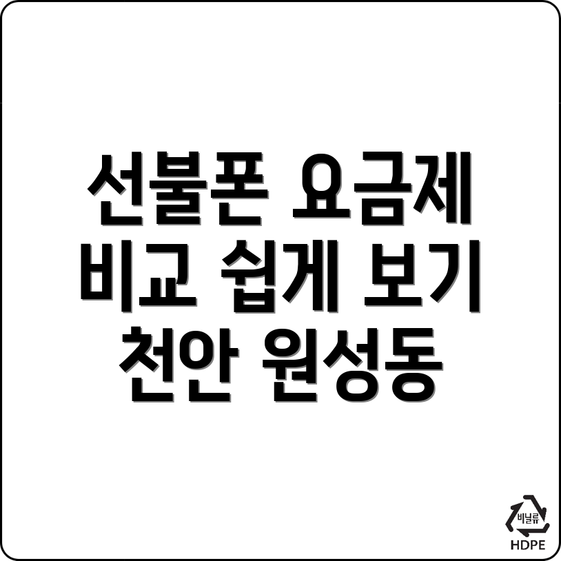 선불폰 요금제