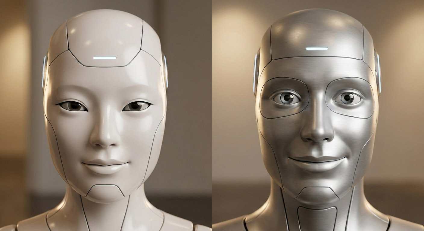 휴머노이드 얼굴의 문화권별 선호 차이