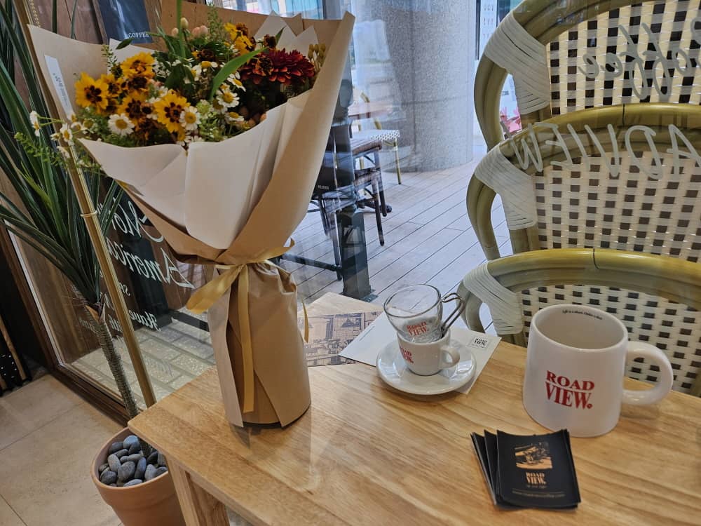 송도 커피로드뷰