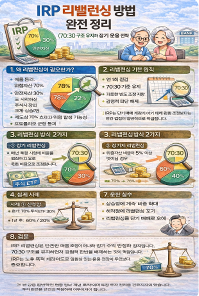 IRP 리밸런싱 방법 완전 정리 인포그라피