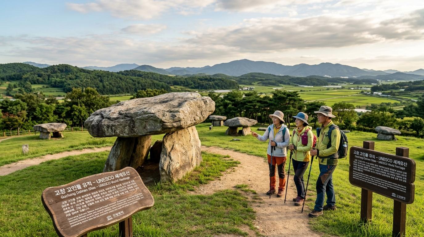 고창, 화순, 강화의 고인돌 유적