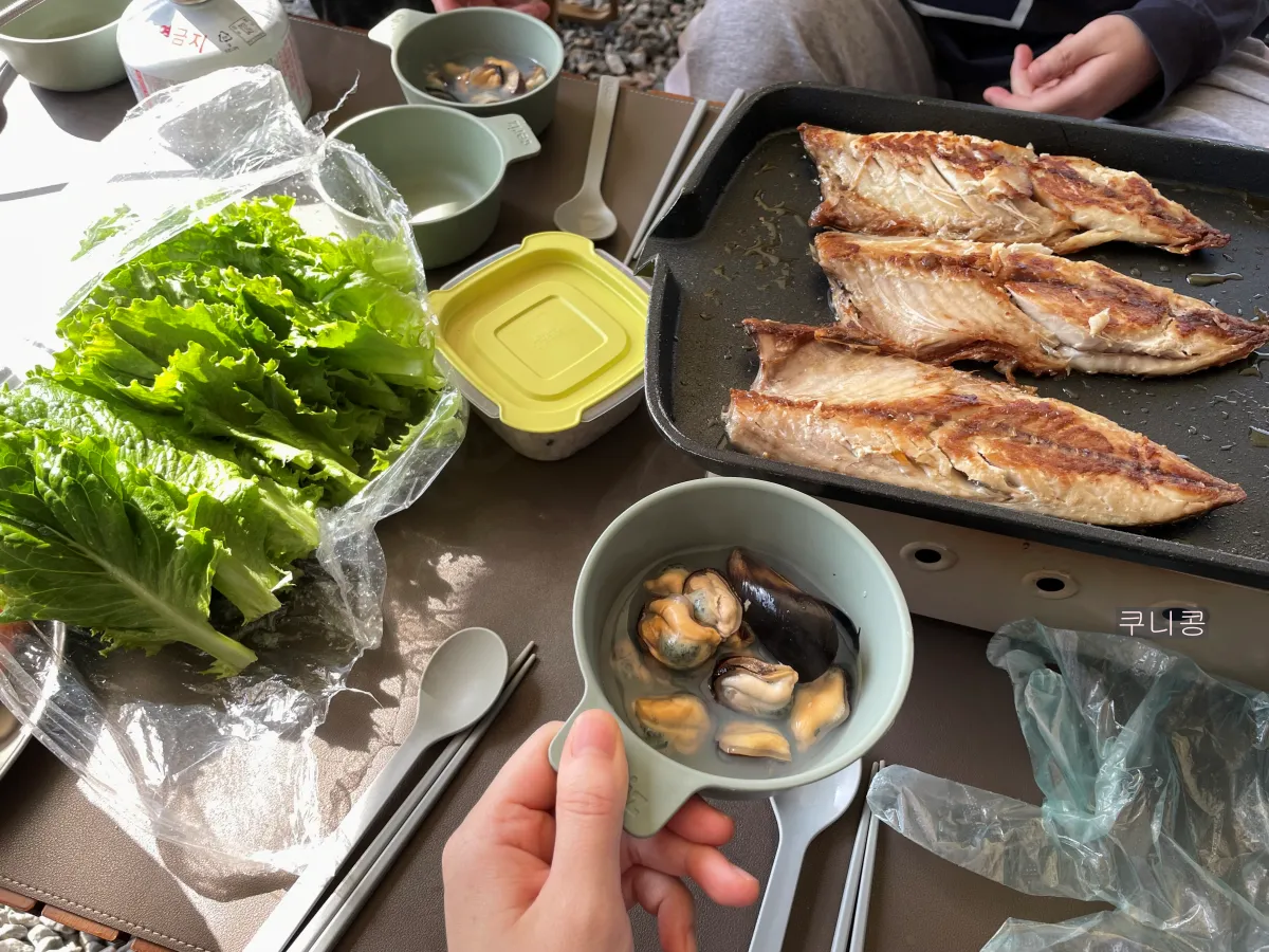 캠핑음식-2박3일동안-먹은-배달요리-술안주-야식-마켓컬리-밀키트-추천