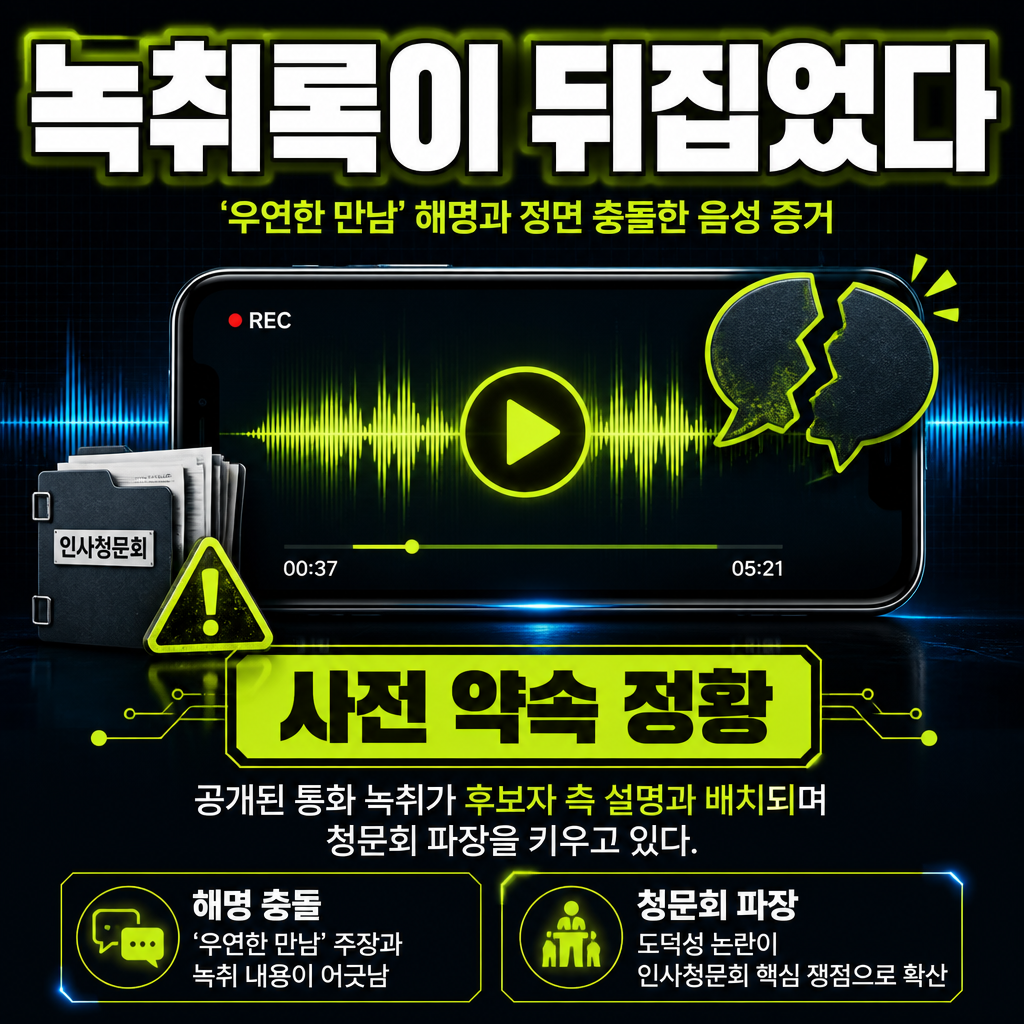 녹취록이 뒤집었다
