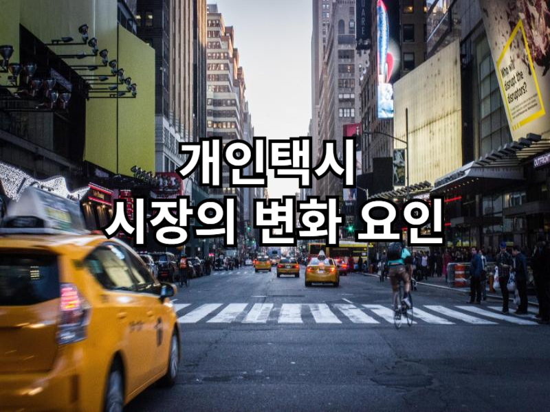 개인택시 시장의 변화 요인