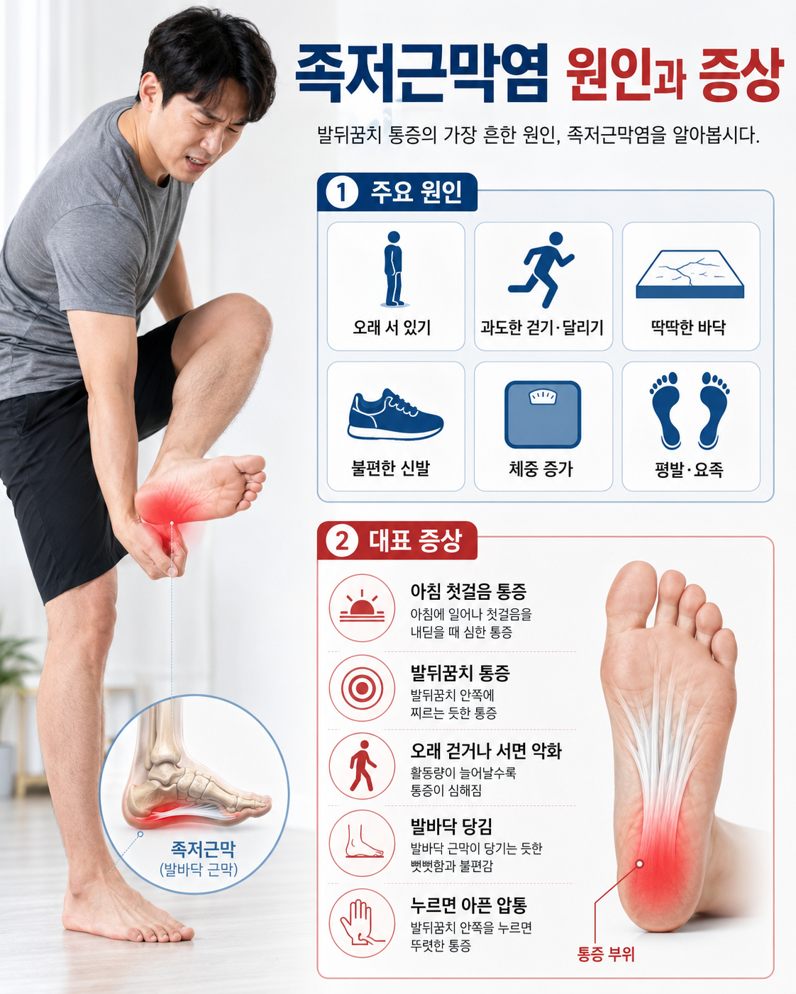 족저근막염 원인과 증상