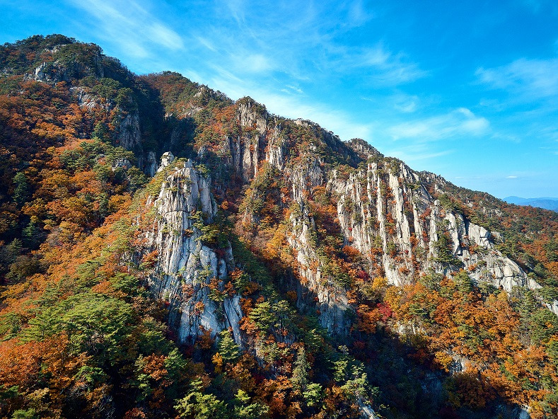 운악산 등산코스 지도