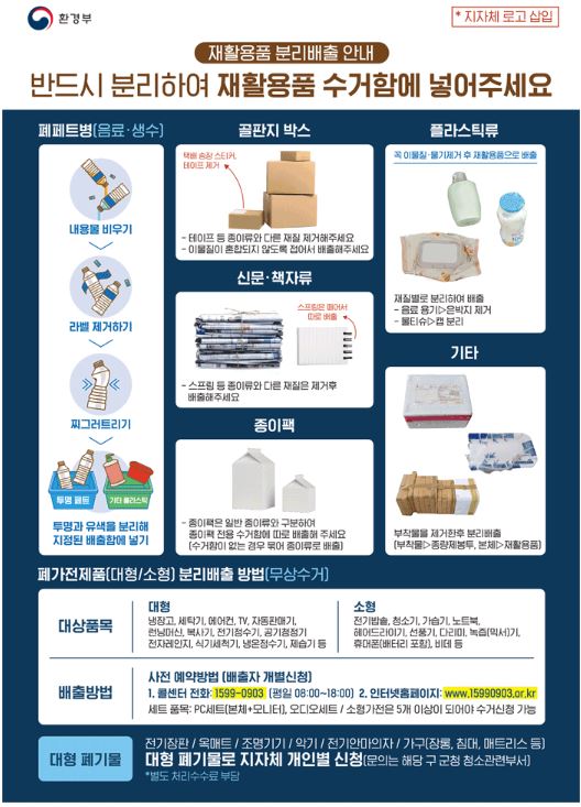 재활용쓰레기-분리배출-분리수거방법