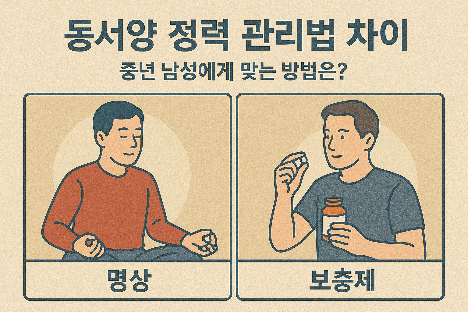 동서양 정력 관리법 차이, 중년 남성에게 맞는 방법은?