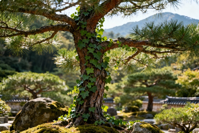 소나무 담쟁이덩굴 송담 약초의 이야기와 효능, 주의할 점