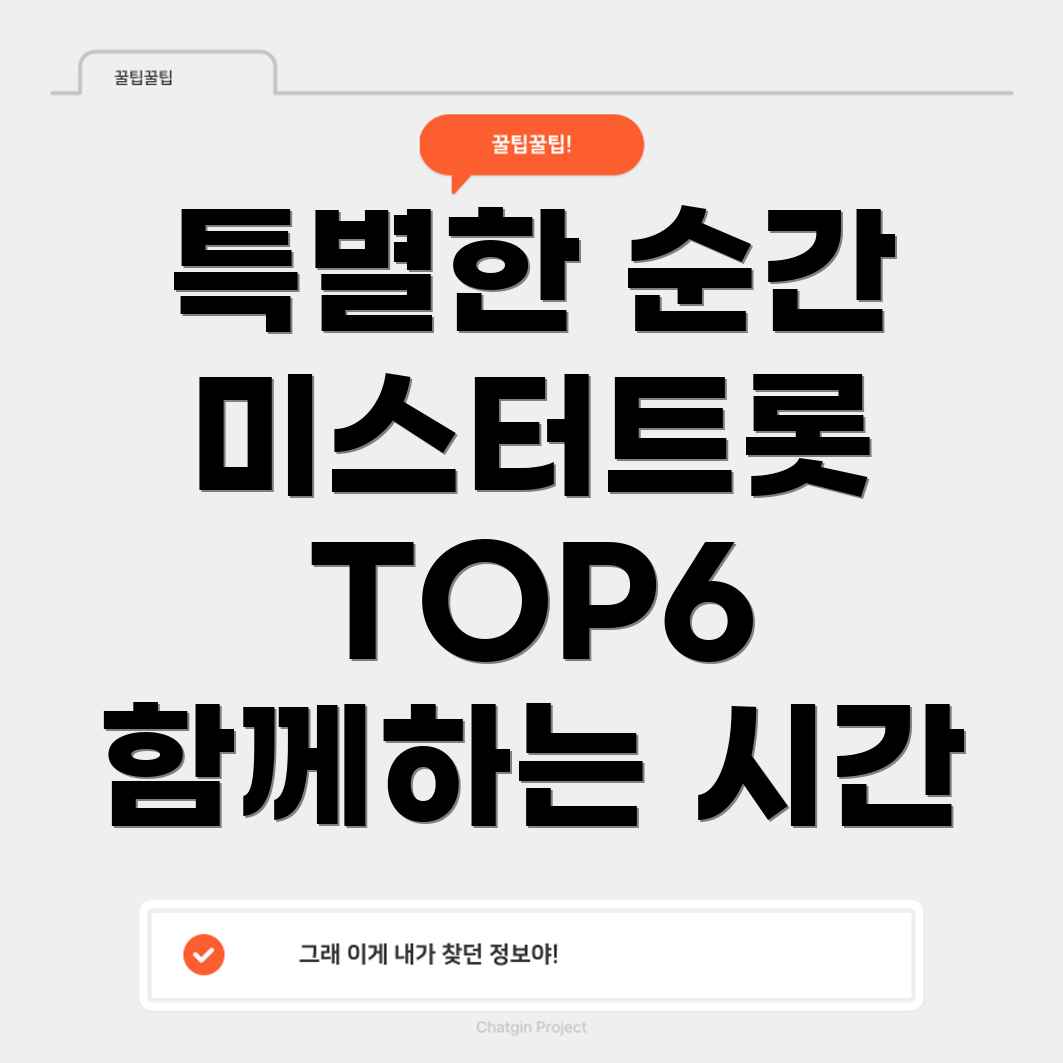 미스터트롯 TOP6 팬미팅