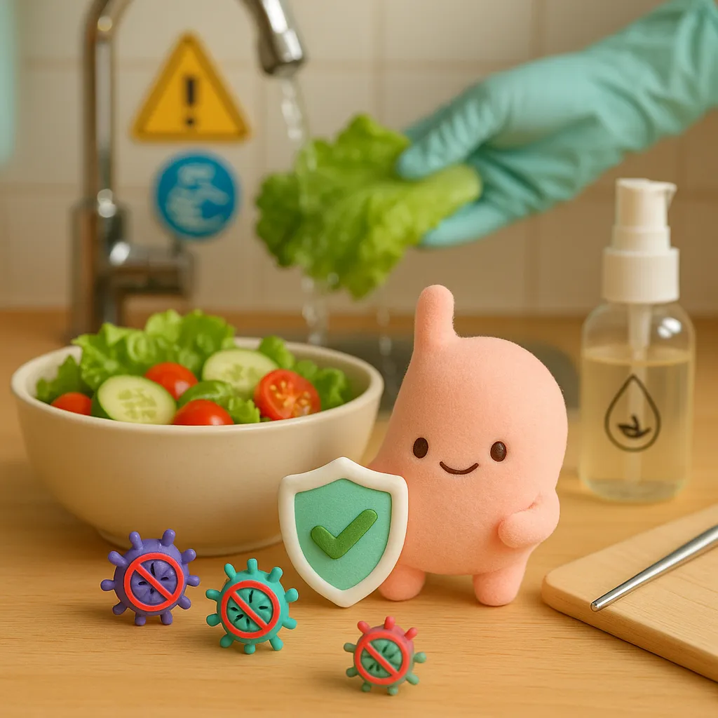 샐러드 먹고 장염? 채소 세균 피하는 안전 섭취법!