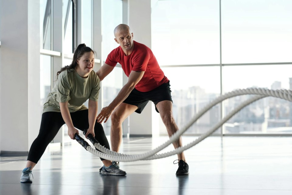 근육량과 대사량의 관계, 운동 관련 사진