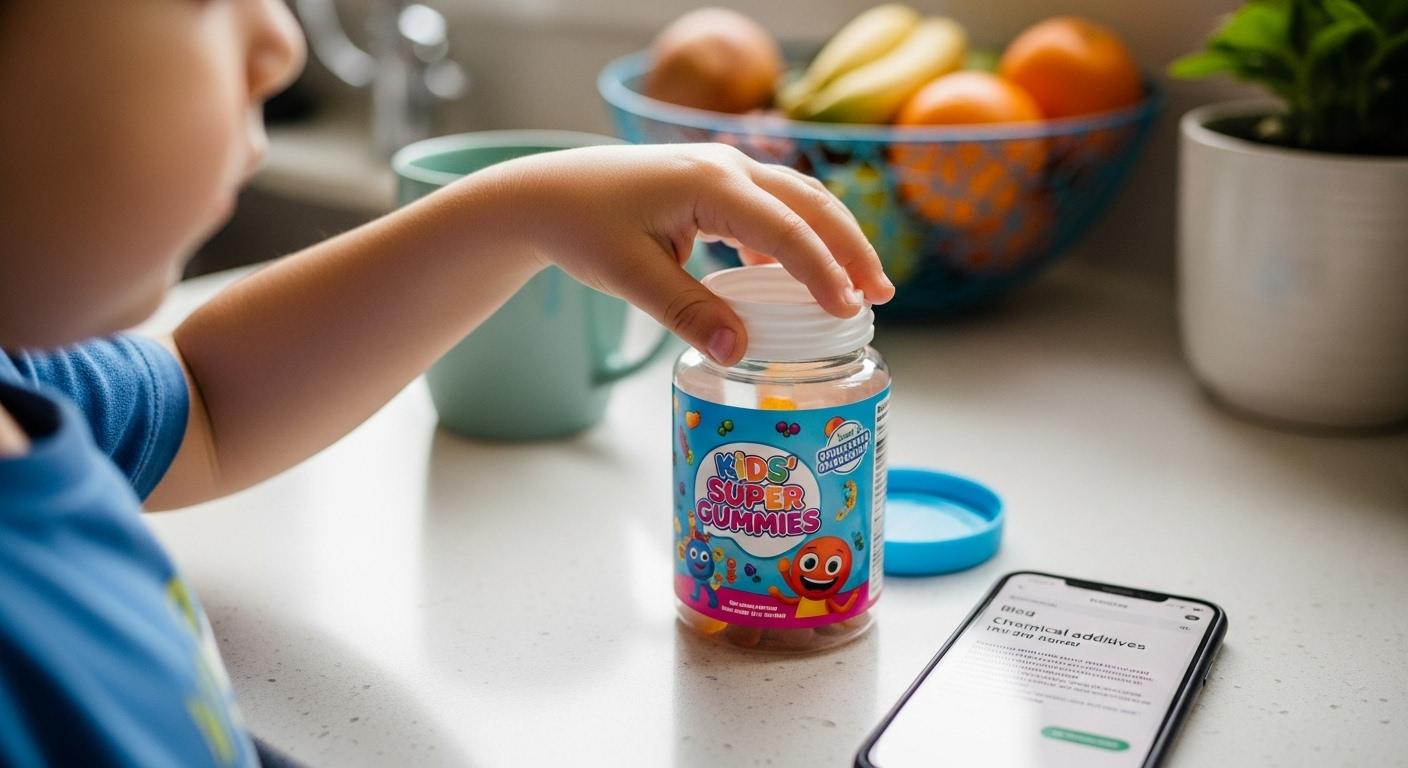 어린이 영양제 화학 첨가물