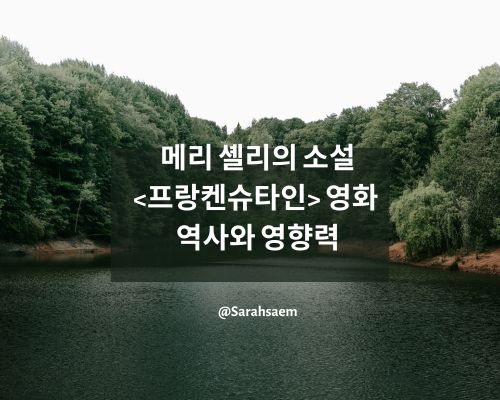메리 셸리의 소설 프랑켄슈타인 영화 역사와 영향력