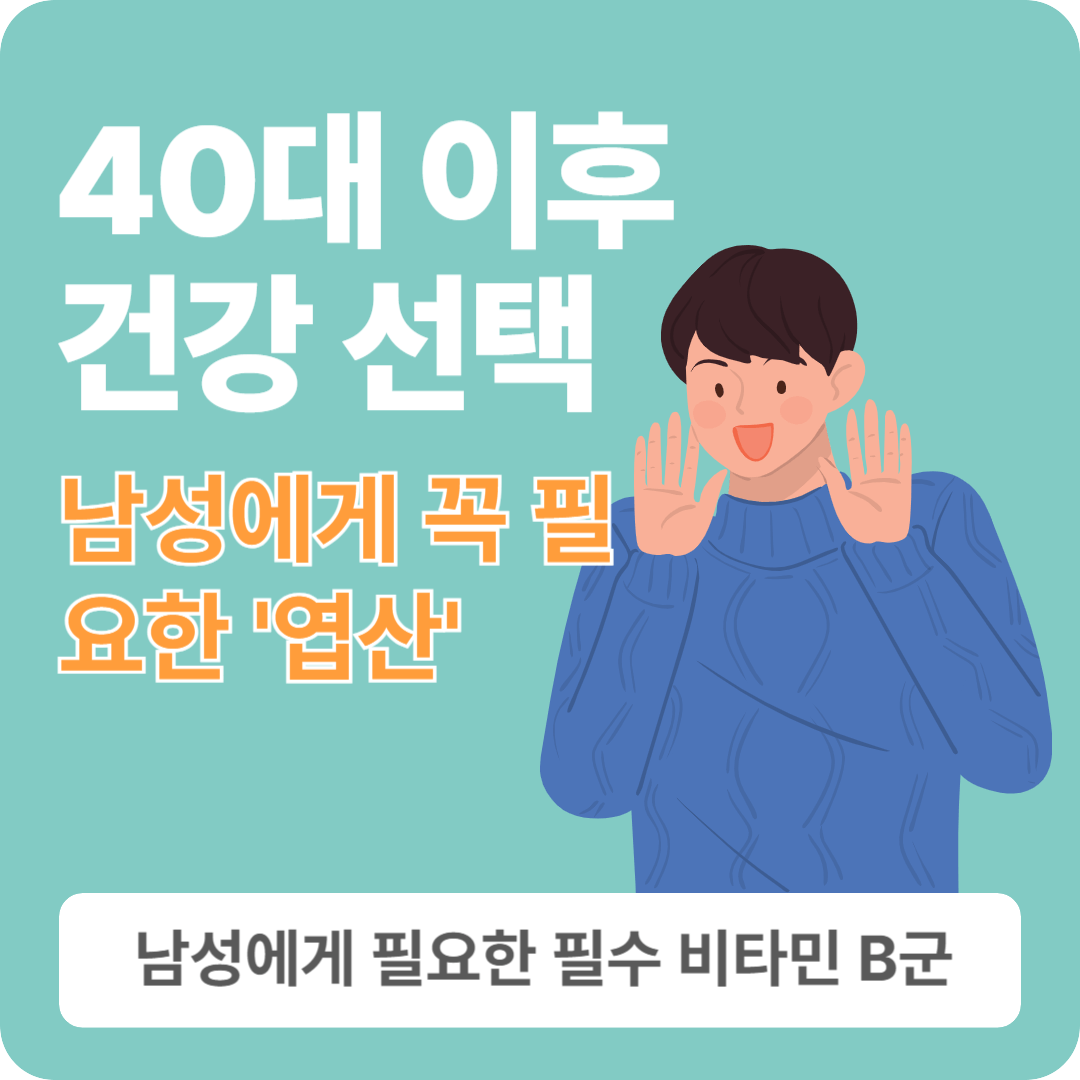 남성에게 필요한 엽산