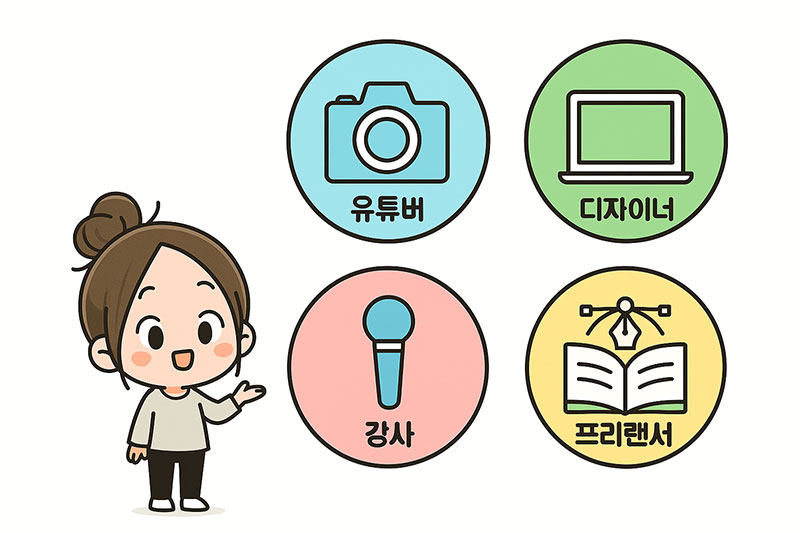 다양한 창작 직업에서 성공하는 식상생재 사주 소유자들