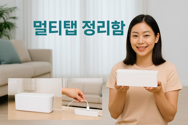 멀티탭 정리함, 어떤 게 진짜 편하고 깔끔할까?