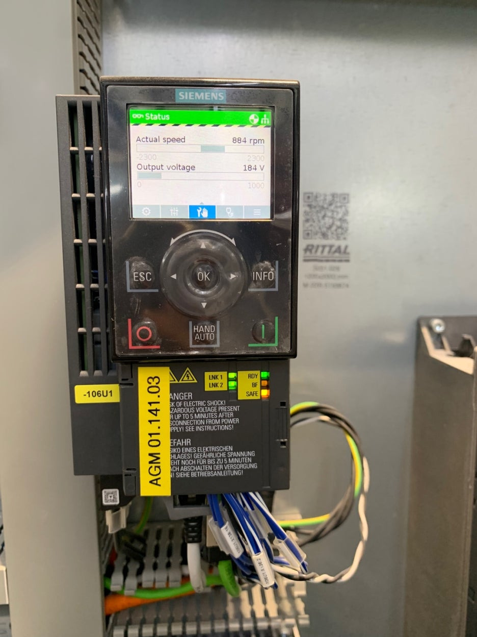 SIEMENS SIMATIC S7-1500, SINAMICS G120 에러 해결 완료 1