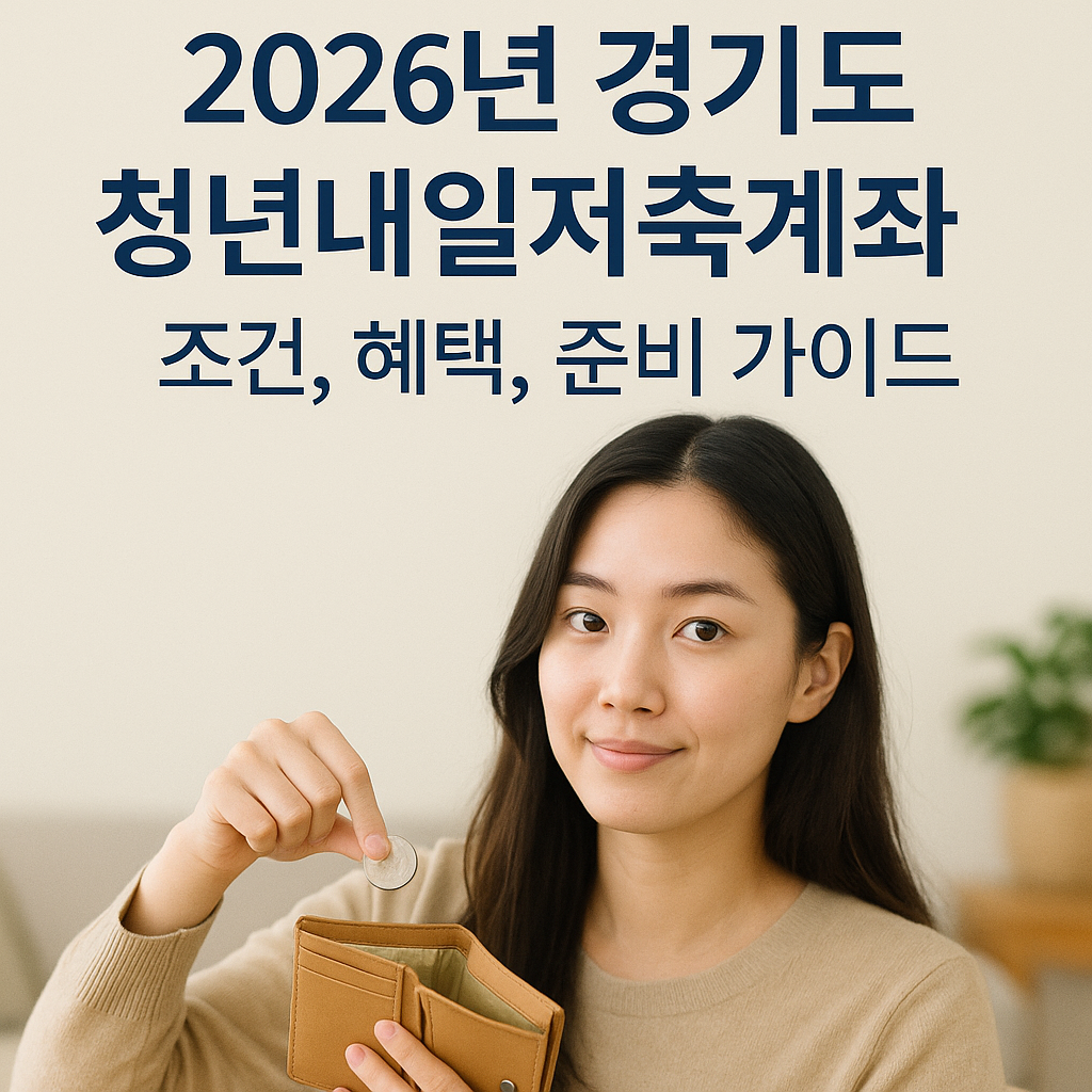 2026 경기도 청년내일저축계좌