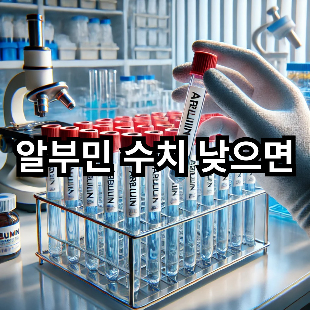 알부민 수치 낮으면