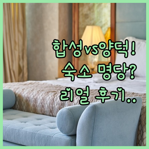 마산 합성동 양덕동 숙박 시설 위치별..