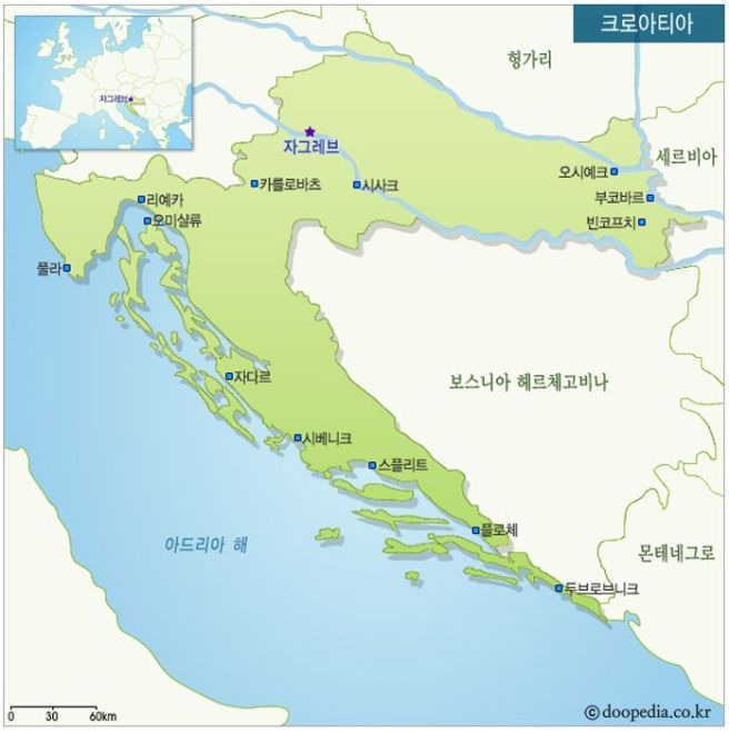 크로아티아 피파랭킹 순위 및 위치 지도 분석, 여행하기 좋은 계절 비행시간과 2026 월드컵 축구 대표팀 명단 전망 총정리