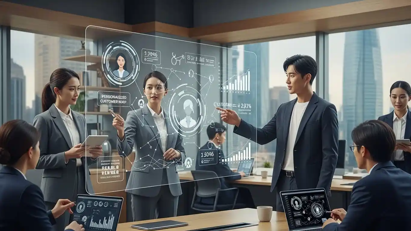 <img src="ai_advertising_strategy_redefines_customer_relationships_and_drives_sustainable_growth.webp" alt="AI 광고 전략이 고객 관계를 재정립하고 기업의 지속 가능한 성장을 이끄는 장면을 표현한 이미지 입니다">