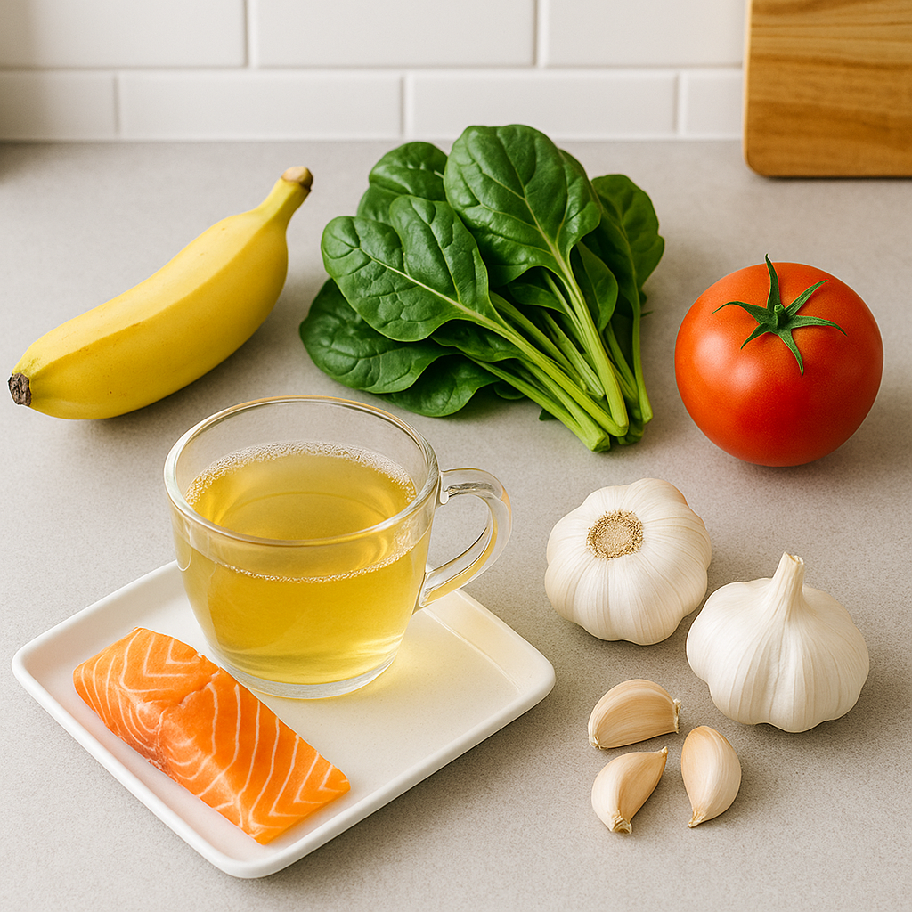 칼륨이 풍부한 바나나