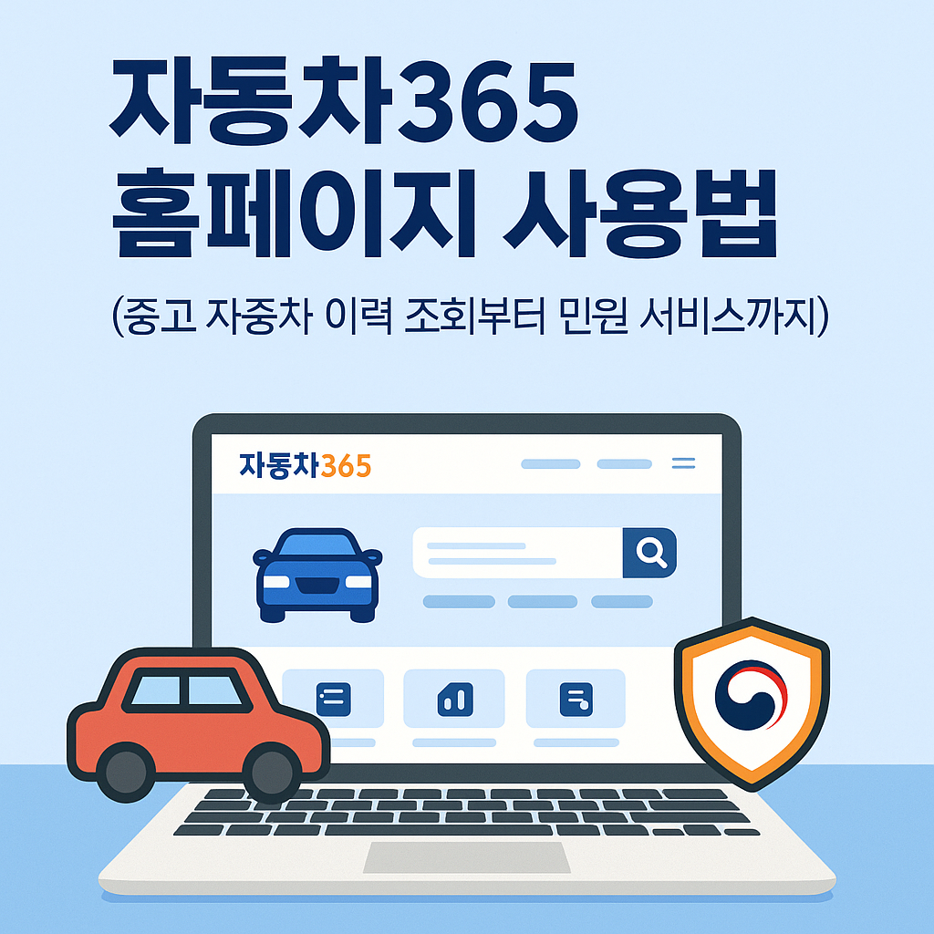 자동차365 검사&middot;세금 서비스 바로가기