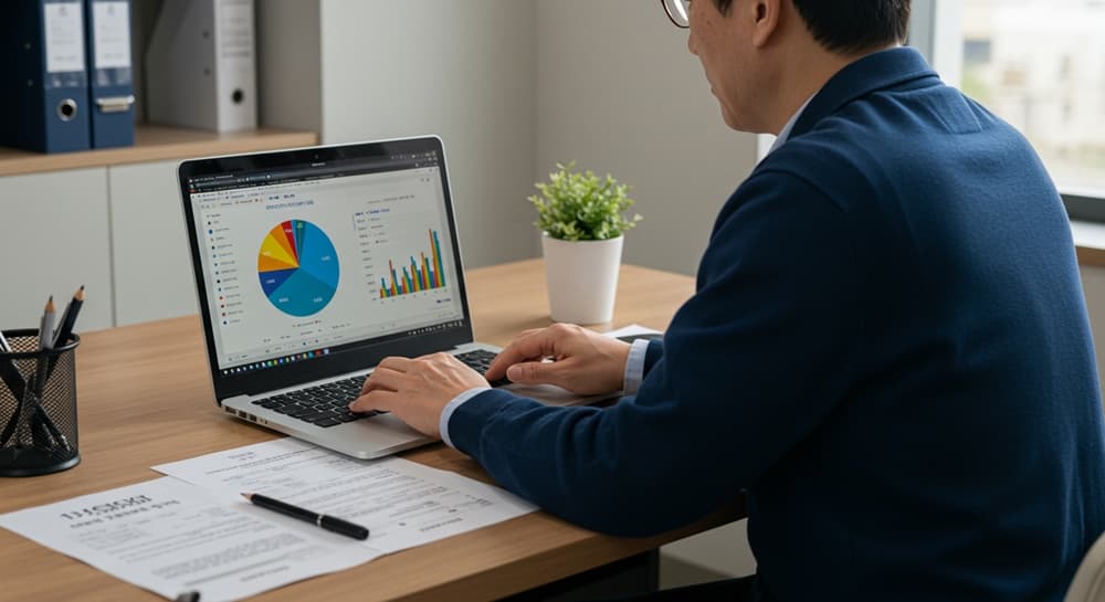 40대 퇴직연금 포트폴리오 점검 장면