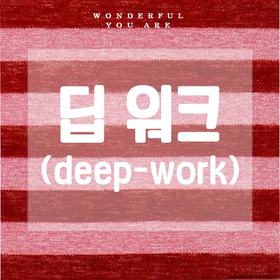 딥 워크 완벽 정리: 몰입의 마법으로 생산성 혁신하기
