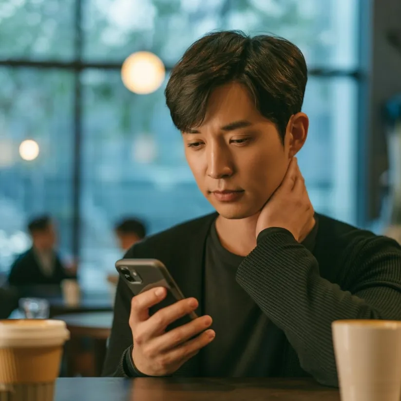 목근육 통증 이미지