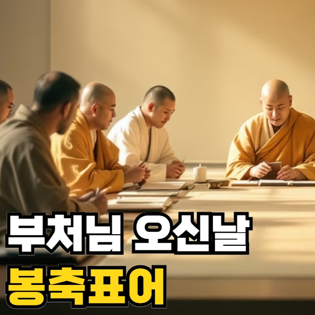 부처님 오신날 봉축표어