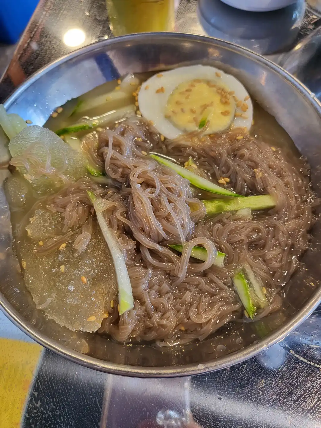 물냉면