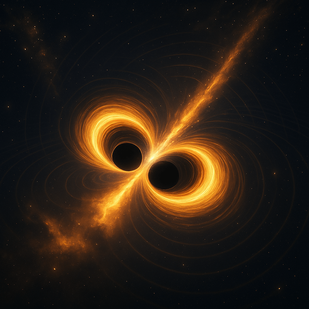 블랙홀 병합 그림