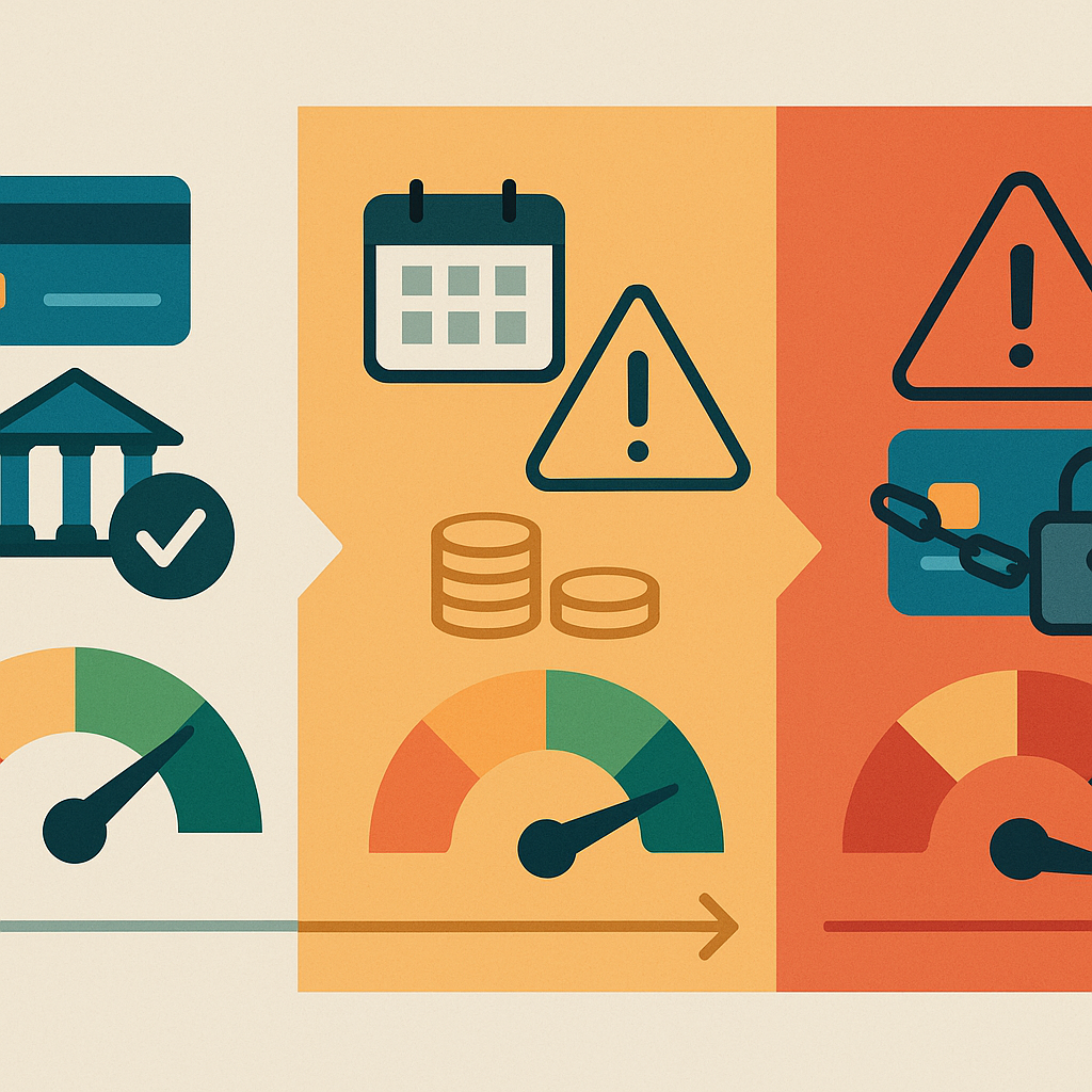 카드값 연체 한 번, 실제로 신용점수에 얼마나 치명적인가|5일·30일·90일 ‘기간별’ 시뮬레이션과 비용 영향
