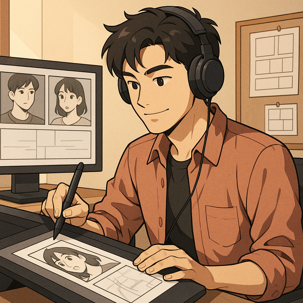 웹툰작가,꾸준한 연재는 체력전!