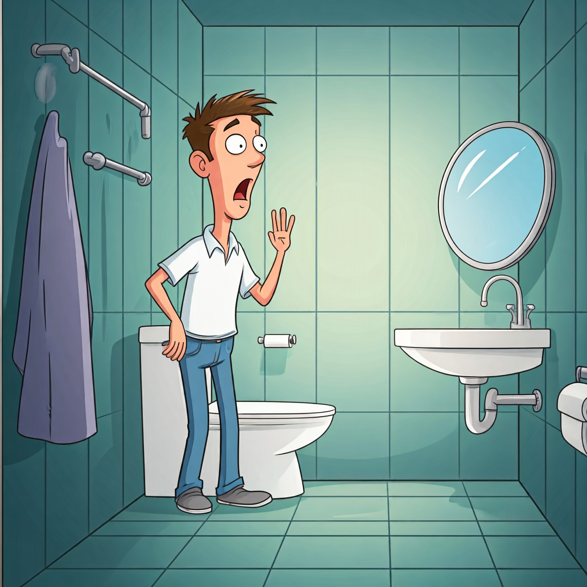 화장실을 사용해야 할 때