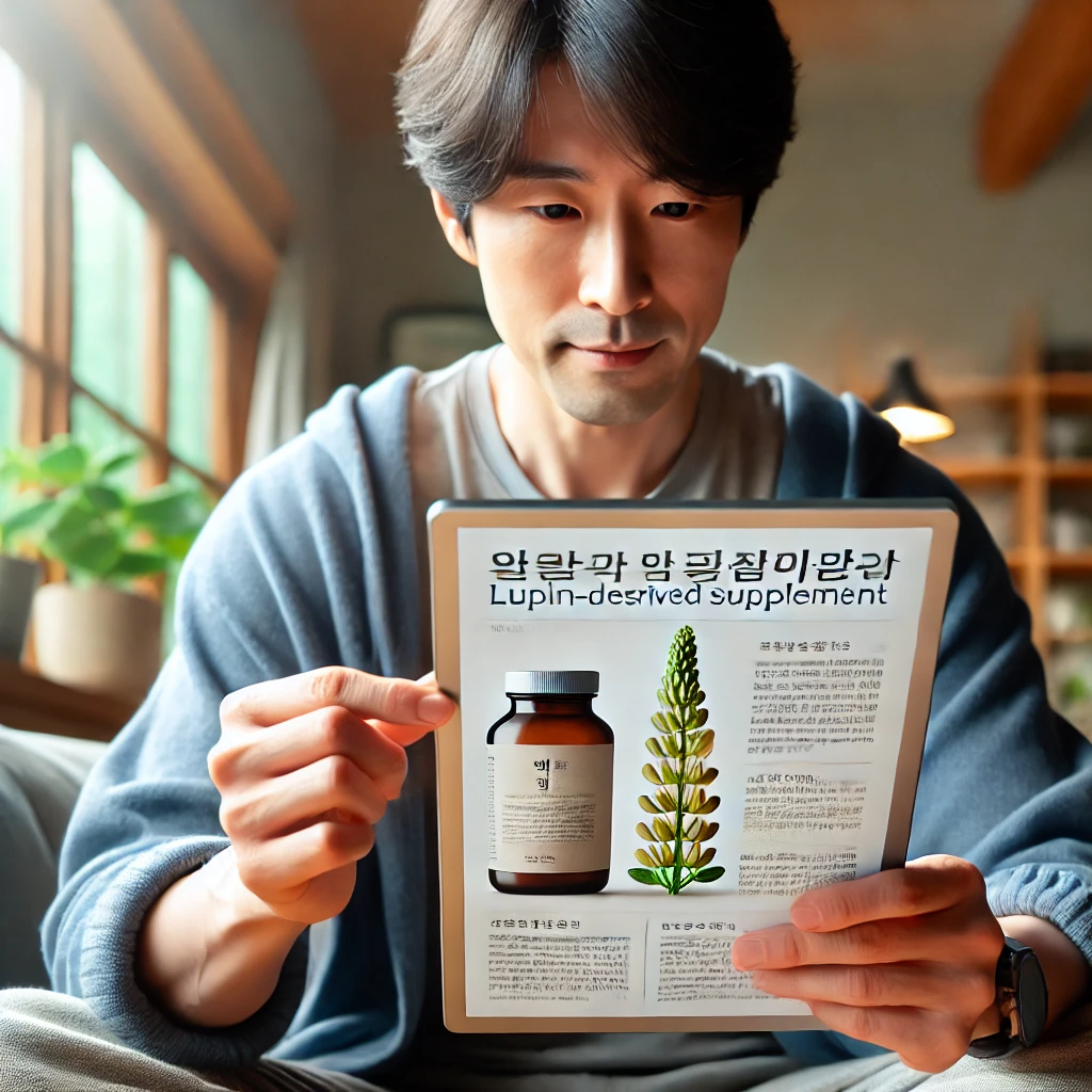 루피니빈 성분과 효능 정보를 읽는 한국인