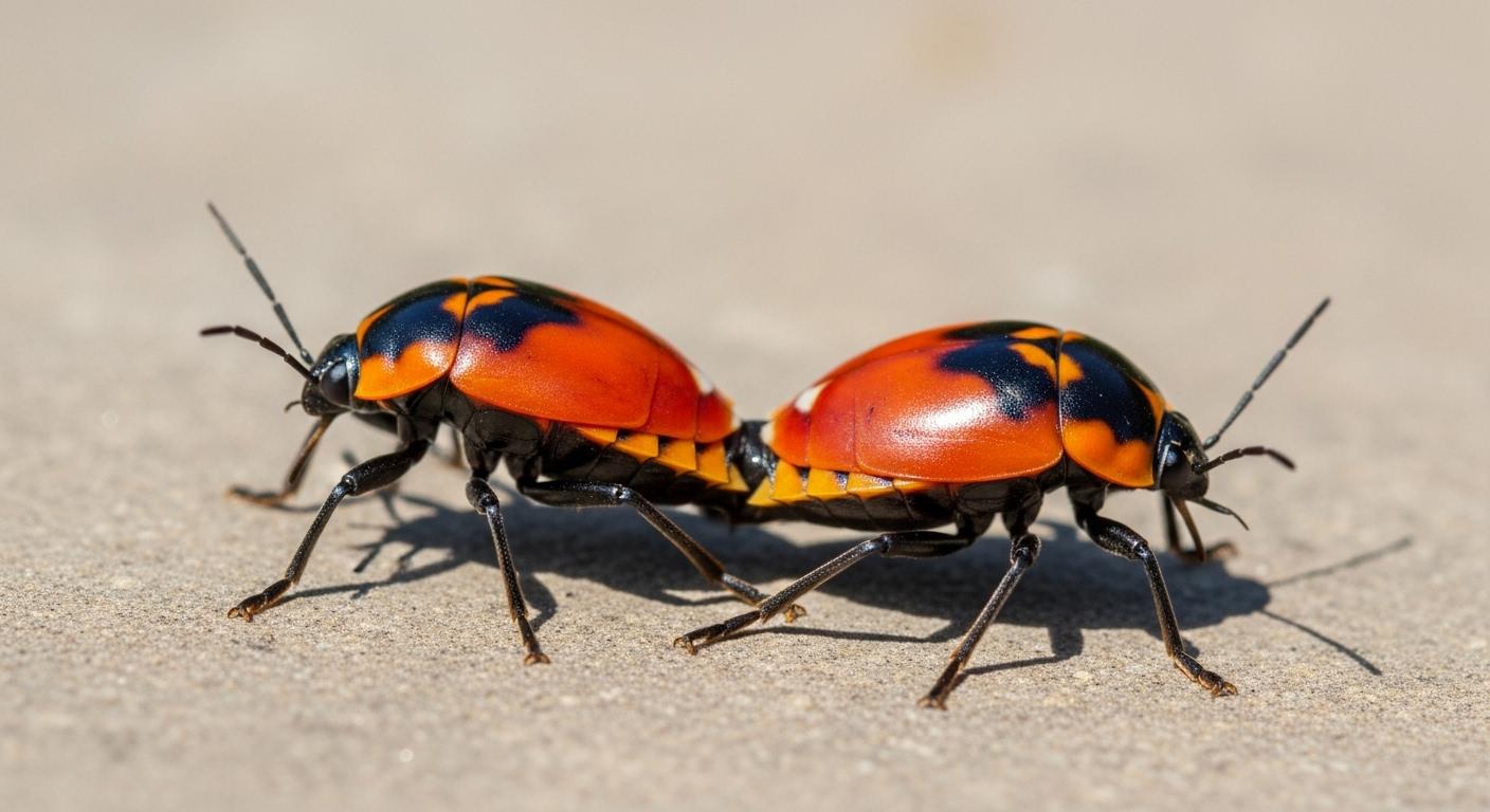 러브버그 짝짓기