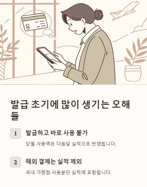 발급 초기에 많이 생기는 오해들