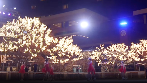 서울 하얏트 호텔 아이스링크에서 공연하는 갈라쇼