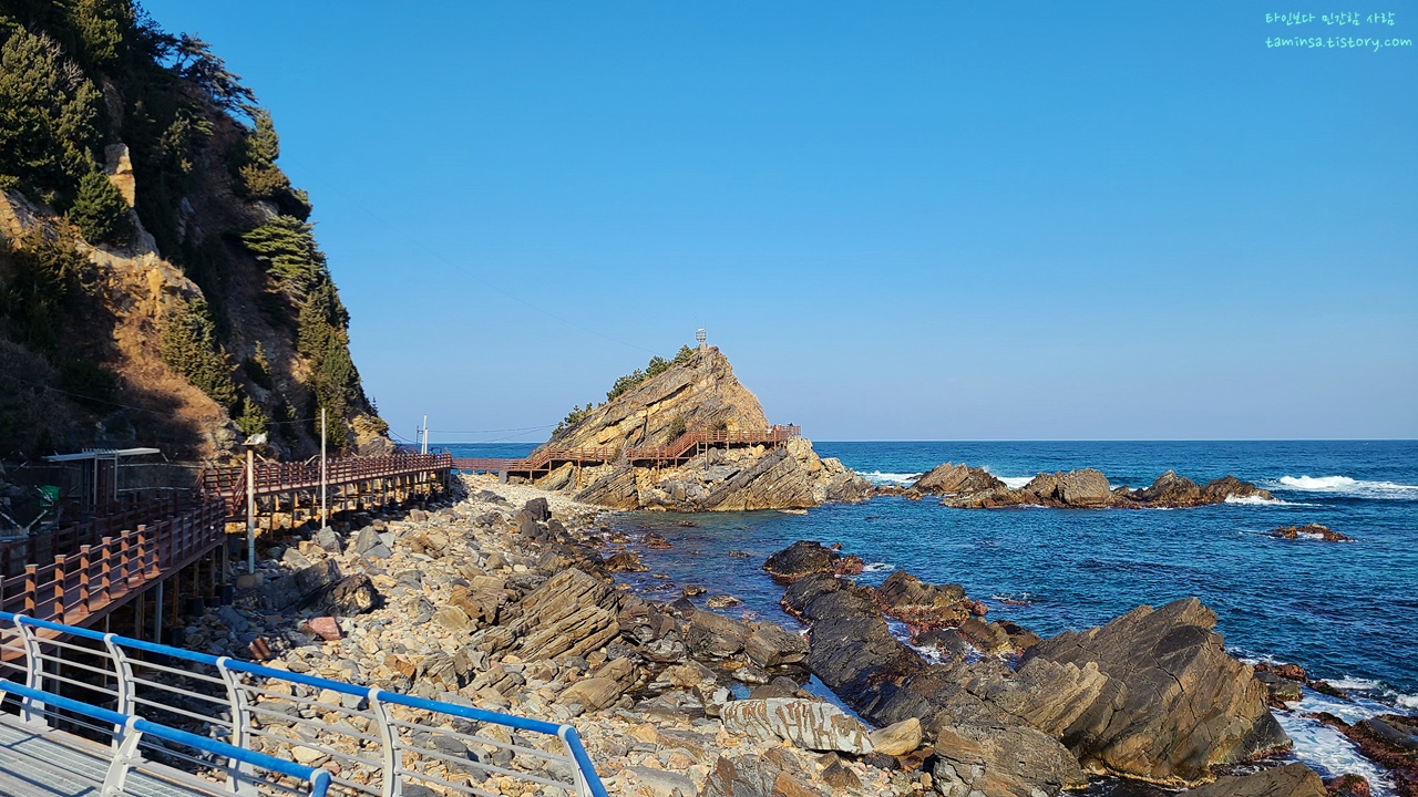 정동심곡-바다부채길-부채바위