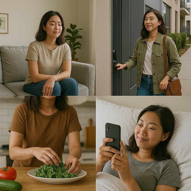 스트레스 해소를 돕는 일상 속 작은 변화 관련 사진